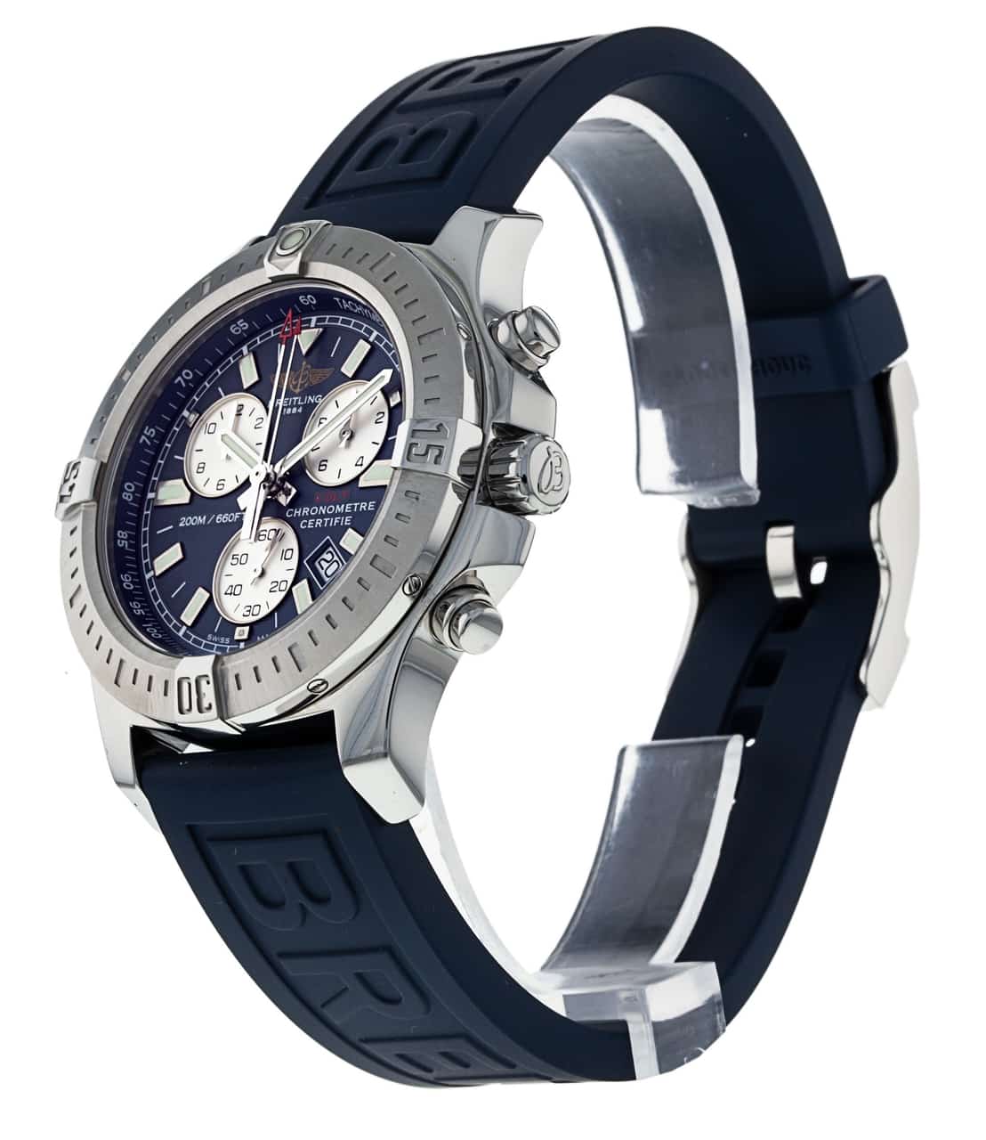 Breitling Colt Chronograph II Blue Baton Dial
